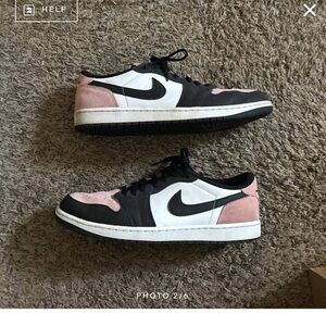 Air Jordan 1 Retro Low OG 'Bleached Coral’ Size 14 Used No box